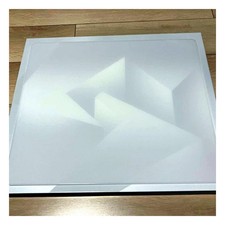 GLSSWRKS Polarity Glass Gaming Mouse Pad White Geometric Design Mat Japan USED picture
