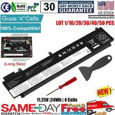 ✅LOT 24Wh Battery 00HW022 For Lenovo ThinkPad T460s T470s SB10F46460 00HW023 NEW picture