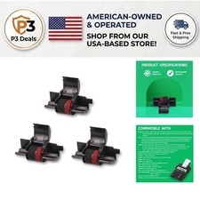 Individually Sealed 3-Pack IR-40T Ink Ribbons for Seamless Printing Experience picture