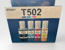 Inkjet T502 Multi-color Ink Bottles B/C/M/Y Ink Bottles 4 Colors New picture