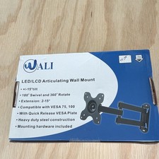 WALI Articulating TV Wall Mount 13-30in VESA 75x75/100x100 Swivel Tilt Black picture