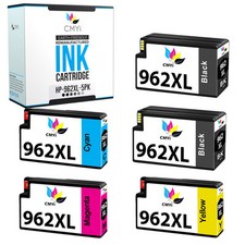 5PK Compatible HP 962XL Printer Ink Cartridges for OfficeJet Pro 9015e 9018 9025 picture