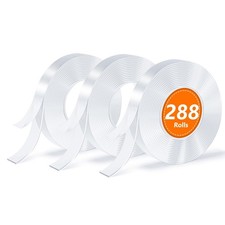 Double Sided Tape Nano 288 Rolls 9.85 Feet Transparent Adhesive ST-BDST SUTOUG picture