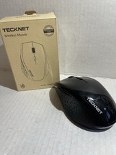 TECKNET Bluetooth Wireless Mouse - Black “Works Great”model-EWM01308 OPEN BOX picture