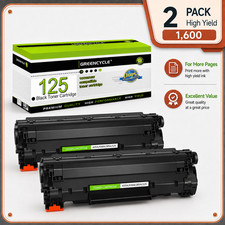 2 Pack 125 Toner Cartridge For Canon 125 ImageClass MF3010 LBP6000 LBP6030w picture