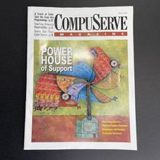 CompuServe Magazine May 1995 Vintage Computer Internet Tech picture