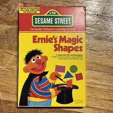Vintage 1987 Ernie's Magic Shapes Hi Tech Expressions IBM PC-Tandy Sesame Street picture