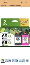 Adocur Compatible HP 65XL Inkjet Ink Cartridge 2-Pack Black & Tri-Color picture
