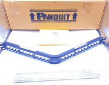 Panduit Mini Com Angled 24 Port Metal Shielded Modular Patch Panel CPA24BLY New picture