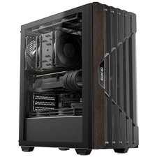 Okinos Oak Wood ATX PC Case, 4 x 120mm 3 Pin Non-PWM Case Fans Pre-Installed,... picture