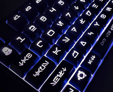 Star Wars Mechanical Illuminated Backlit Gaming Keyboard, Black, Custom Keycaps picture