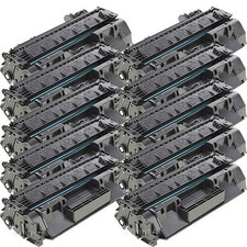 10 Pack Compatible CF280A 80A Toner Fits HP Laserjet Pro 400 M401A M401DW M425DN picture