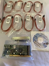 SUPERMICRO AOC-SAT2-MV8 8-PORT SATA CARD w SATA CABLES AND DRIVER CD Low Profile picture