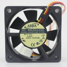 For ADDA AD0612HB-A70GL DC12V 0.23A 60x60x25mm 3 Pin Case/CPU Cooling Fan picture