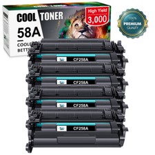 4PK CF258A 58A Toner Cartridge for HP LaserJet Pro M404dn MFP M428fdw No Chip picture