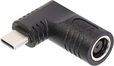 65W PD DC 7.9mm x 0.9mm Female (7.9mm x 5.5mm) Input to USB Type C Male Power Ch picture