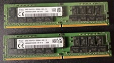 Lot of 2 SKHynix HMA84GR7CJR4N-XN 64GB  (128gb) 2Rx4 PC4-3200A Server Memory picture