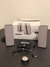 Bose Companion 20 Silver Multimedia Computer Laptop Speakers Power & Volume Pod picture