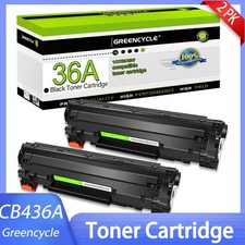 2PK Compatible CB436A 36A Black Toner for HP LaserJet P1505 P1505n M1120 M1522n picture