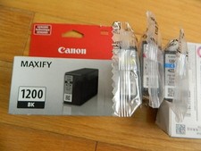 GENUINE SET 4 Canon 1200 Ink Tanks MAXIFY MB2020 MB2120 MB2320 NEW picture