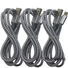 3PACK 10FT Fast Charger USB Cable Braided For iPhone Apple Cord 6 7 8 XR XS X 13 picture