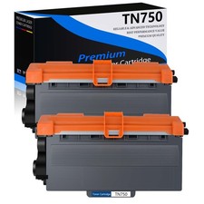 2PK TN750 Toner Cartridge For Brother TN-750 HL-5440D MFC-8910DW DCP-8155DN picture