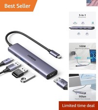 High-Speed USB C Hub with 4K HDMI & Power Delivery – Ideal for MacUsers picture