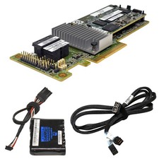 IBM ServeRAID M5210 12G RAID Controller 46C9111 +SAS Cable +Cache +BBU picture