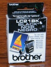 Brother (LC21BK) Black Ink Cartridge MFC Sealed In Box *EXPIRED* NOS picture