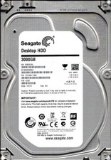 ST3000DM003 P/N: 1F216N-568 F/W: CC52 SU S30 Seagate 4TB Desktop HDD picture