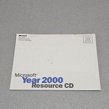 Microsoft Year 2000 Resource CD Original Mailing Sleeve Vintage Software picture