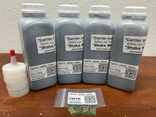 4 BLACK Toner Refill for Konica Minolta Bizhub (TNP79, TNP80, TNP81) + 4 Chips picture