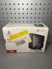 iOmega Prestige Desktop Hard Drive Hi-Speed USB 2.0 1 TB New Open Box Black picture