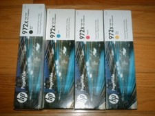 2026/5 GENUINE SET 4 HP 972X HI-YLD Cartridges F6T84AN PageWide 452 477 552 577 picture