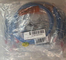 Allen Tel Modular Category 6 Patch Cord 7ft CAT6 Blue AT1607-BU LOT OF 43 CABLES picture
