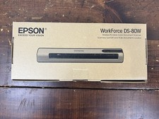 Epson DS-80W Sheetfed Portable Wireless Scanner - 600 dpi Optical, New Open Box picture