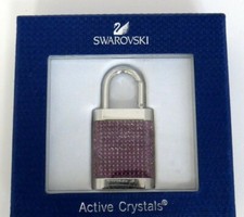Swarovski $115 USB Lock Amethyst 1176342 8GB Memory Active Crystals NIB picture