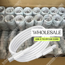 Wholesale Bulk Lot PD Cable 3Ft 6Ft For Apple iPhone 14/13/12/11/8 Charger Cord picture