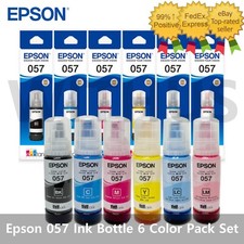 EPSON 057 Ink Bottle 6 Color Pack Set for L8050 L18050 Genuine Fedex 2~3days * picture