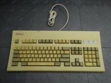Dell AT101 Wired Vintage Mechanical Keyboard - Yellowing picture