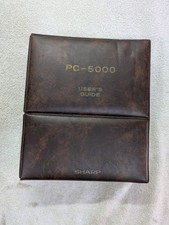 Vintage Sharp PC-5000 User's Guide Reference Manual Binder picture