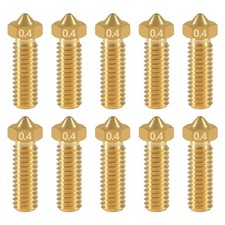 Aokin 3D Printer Brass Nozzle for Volcano Nozzle, 10 Pcs 10Pcs 0.4mm nozzles picture