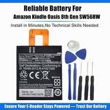 Replacement Battery 58-000117 for Amazon Kindle Oasis 8th Gen SW56RW Year 2016 picture