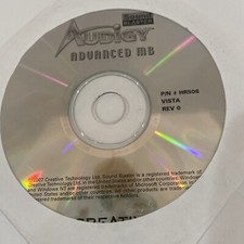 Audigy Advanced MB Sound Blaster CD 2007 Creative Technology Software HR508 picture