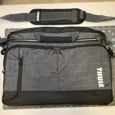 USED Thule Sweden TSDA-113 Straven 13 inch Laptop Notebook Bag Black Gray picture