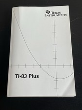 TI‑83 Plus Graphing Calculator User Manual 2004 Guidebook Texas Instruments picture