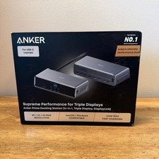 Anker Prime Docking Station DL7400 14-Port Triple Display with Display picture