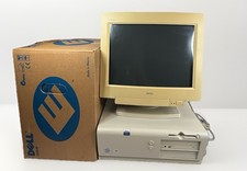 1997 Dell Pentium II Retro Gaming PC + UltraScan Trinitron CRT Monitor W/ Box picture