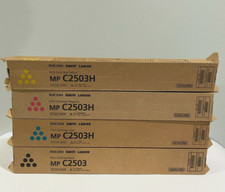 Ricoh MP C2503H 841918 19 20 21 Toner Set CMYK For MP C2503 Genuine Original NEW picture