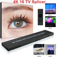 4K 4x4 HDMI TV Wall Video Splicer 2x2 3x3 3x4 2x6 3x5 HDMI Video Wall Controller picture